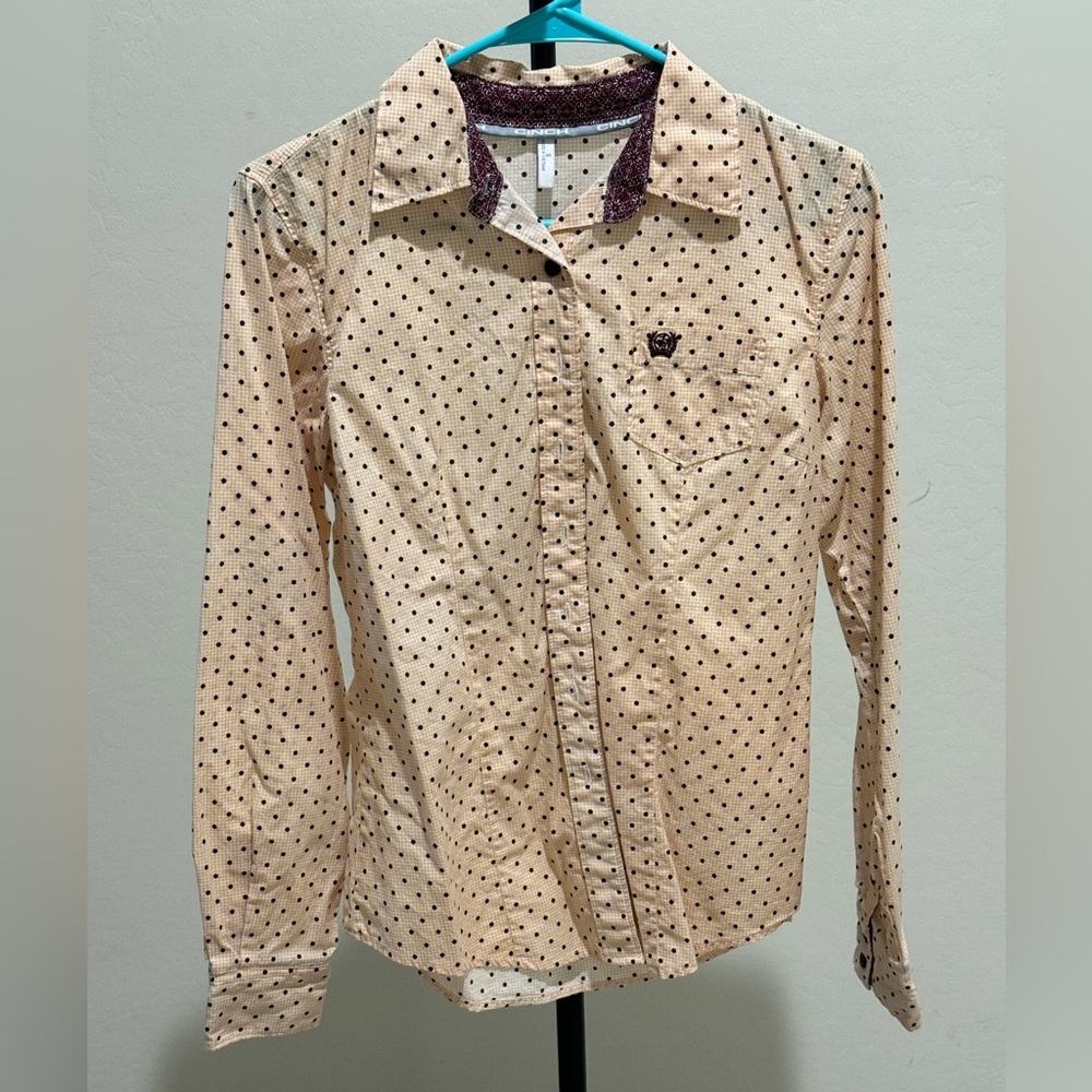 Cinch button down shirt